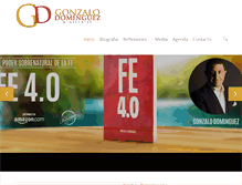 Tablet Screenshot of gonzalodominguez.org